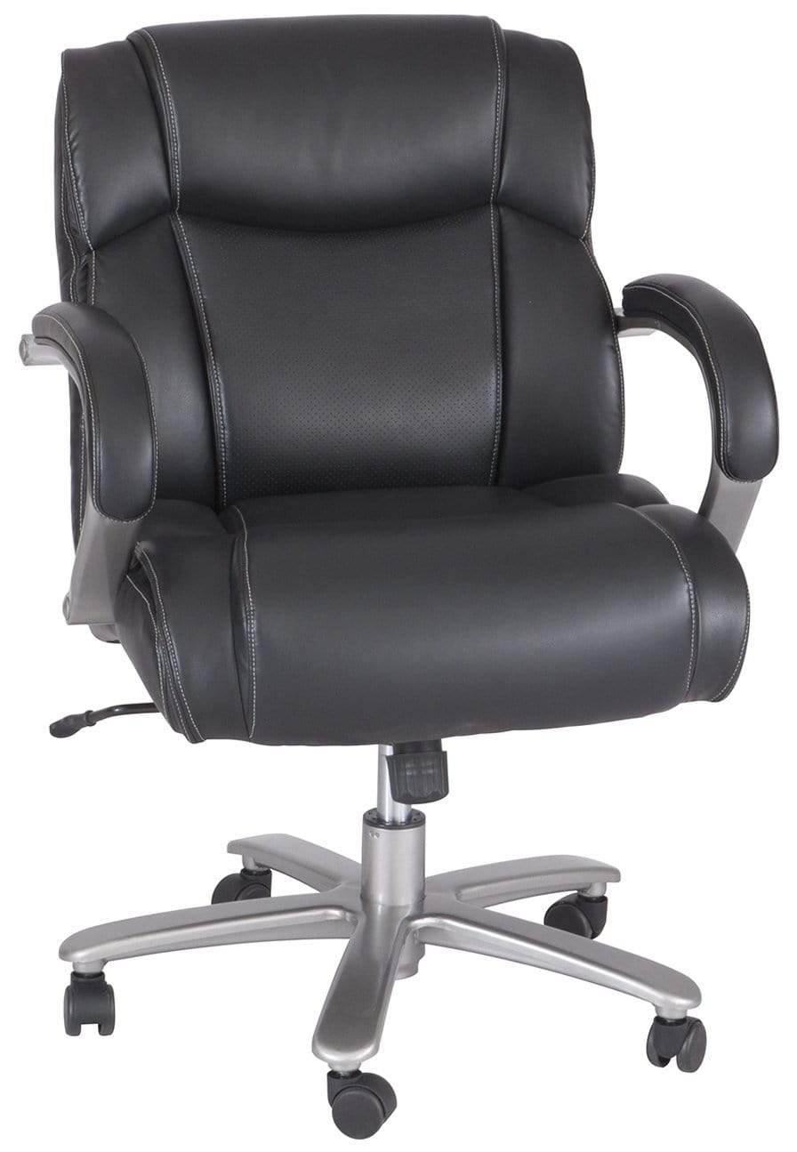 Safco Lineage Big & Tall Mid Back Task Chair, 350 lb. Weight Capacity [3504BL]