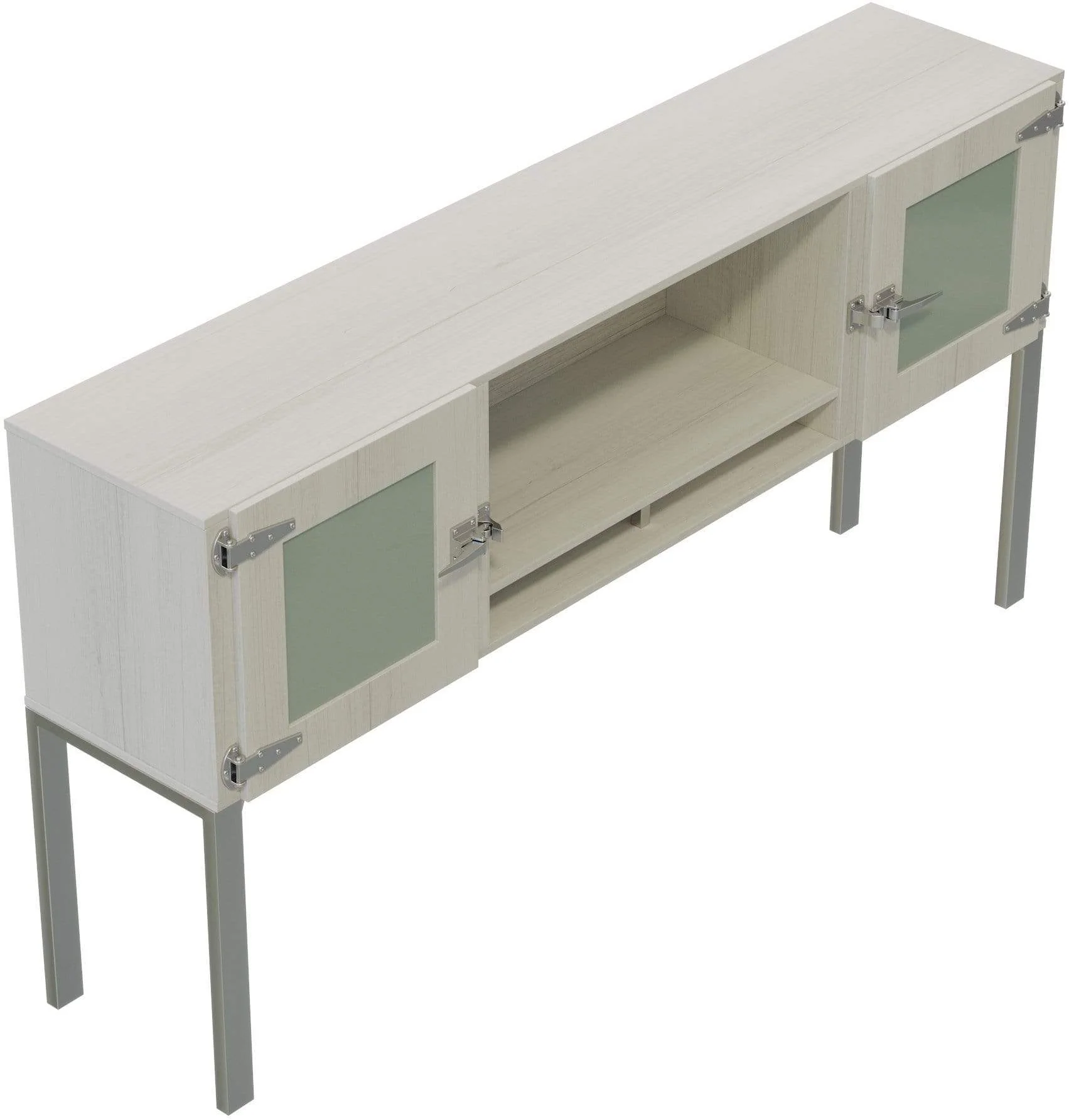 Safco Mirella 72" Hutch with Glass Doors [MRHG72] - Image 3
