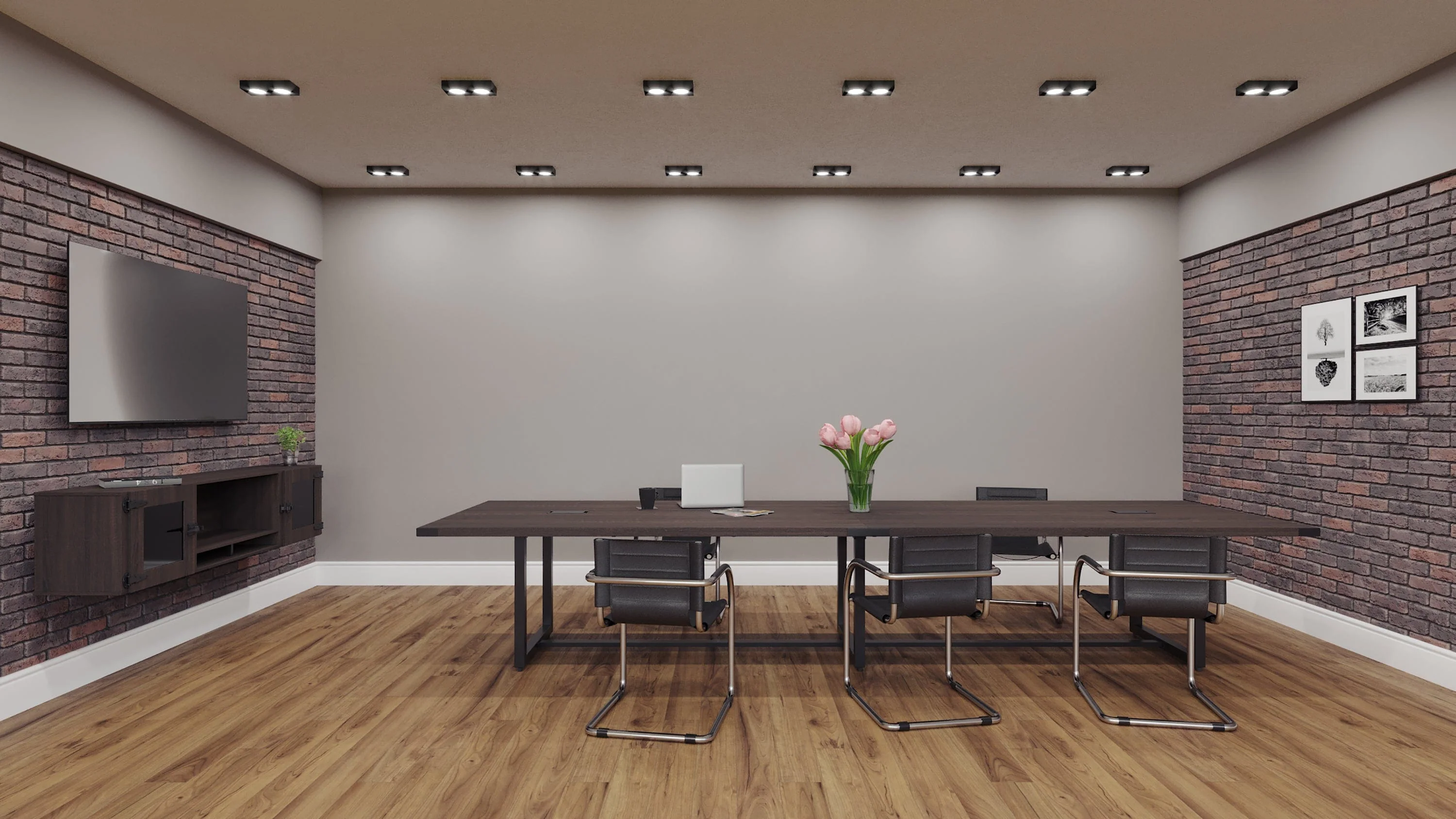 Safco Mirella Conference Table, Sitting-Height, 16' [MRS16] - Image 6