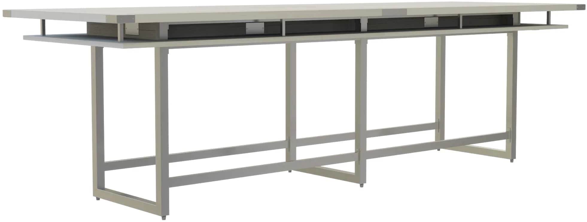 Safco Mirella Conference Table, Standing-Height, 12' [MRH12] - Image 4