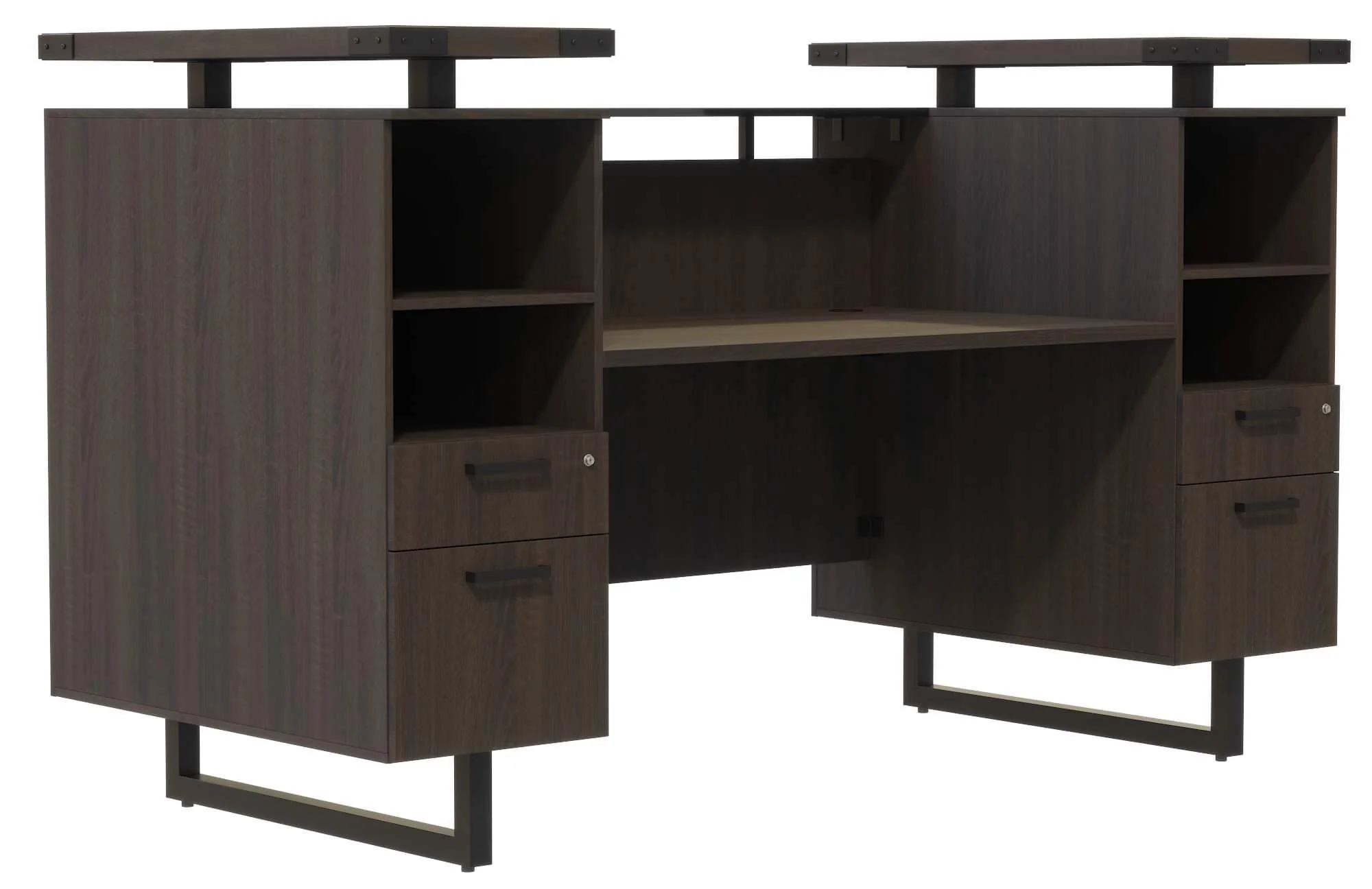 Safco Mirella Reception Desk with Glass Countertop [MRRD78] - Image 3