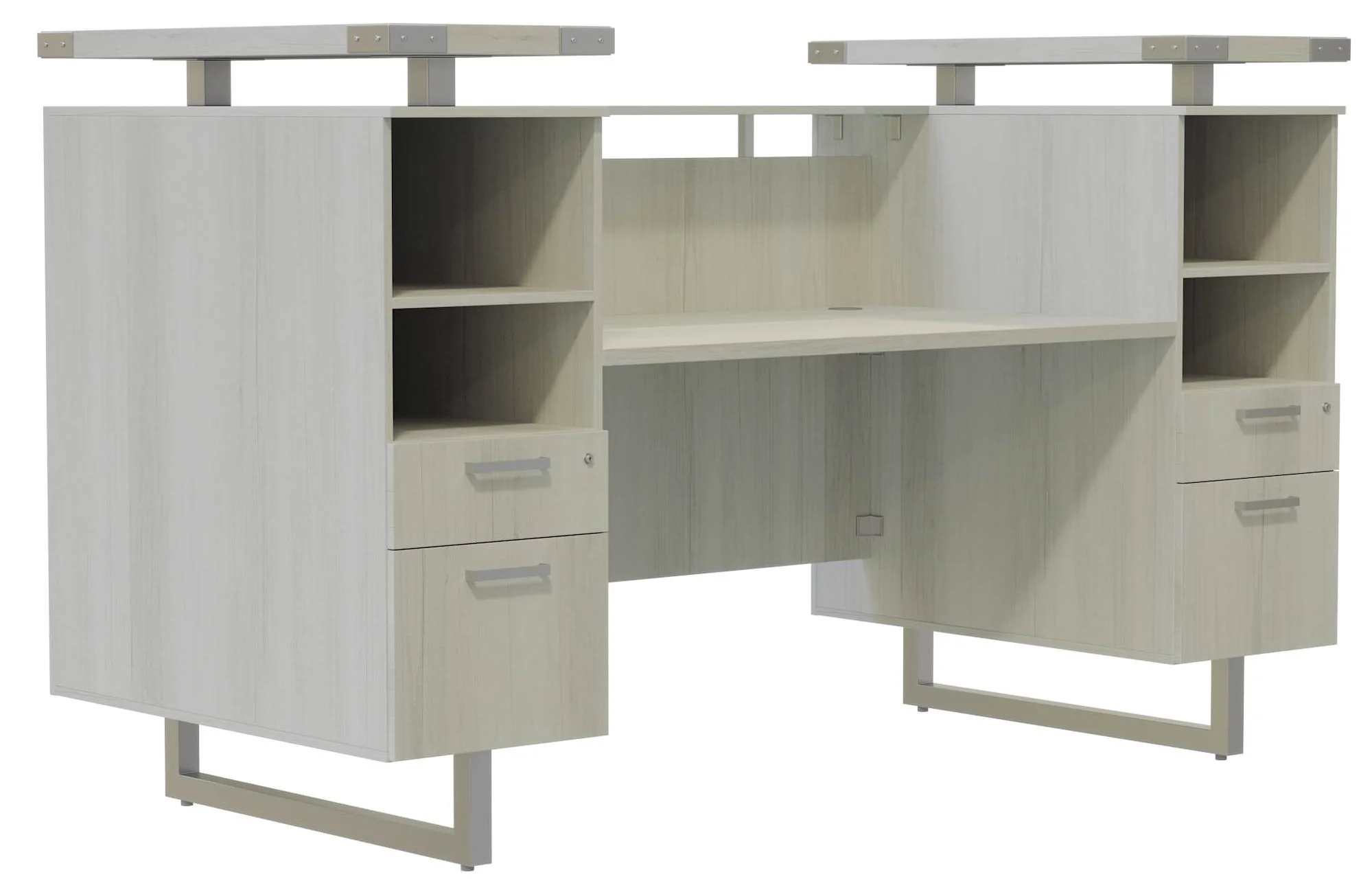 Safco Mirella Reception Desk with Glass Countertop [MRRD78] - Image 5