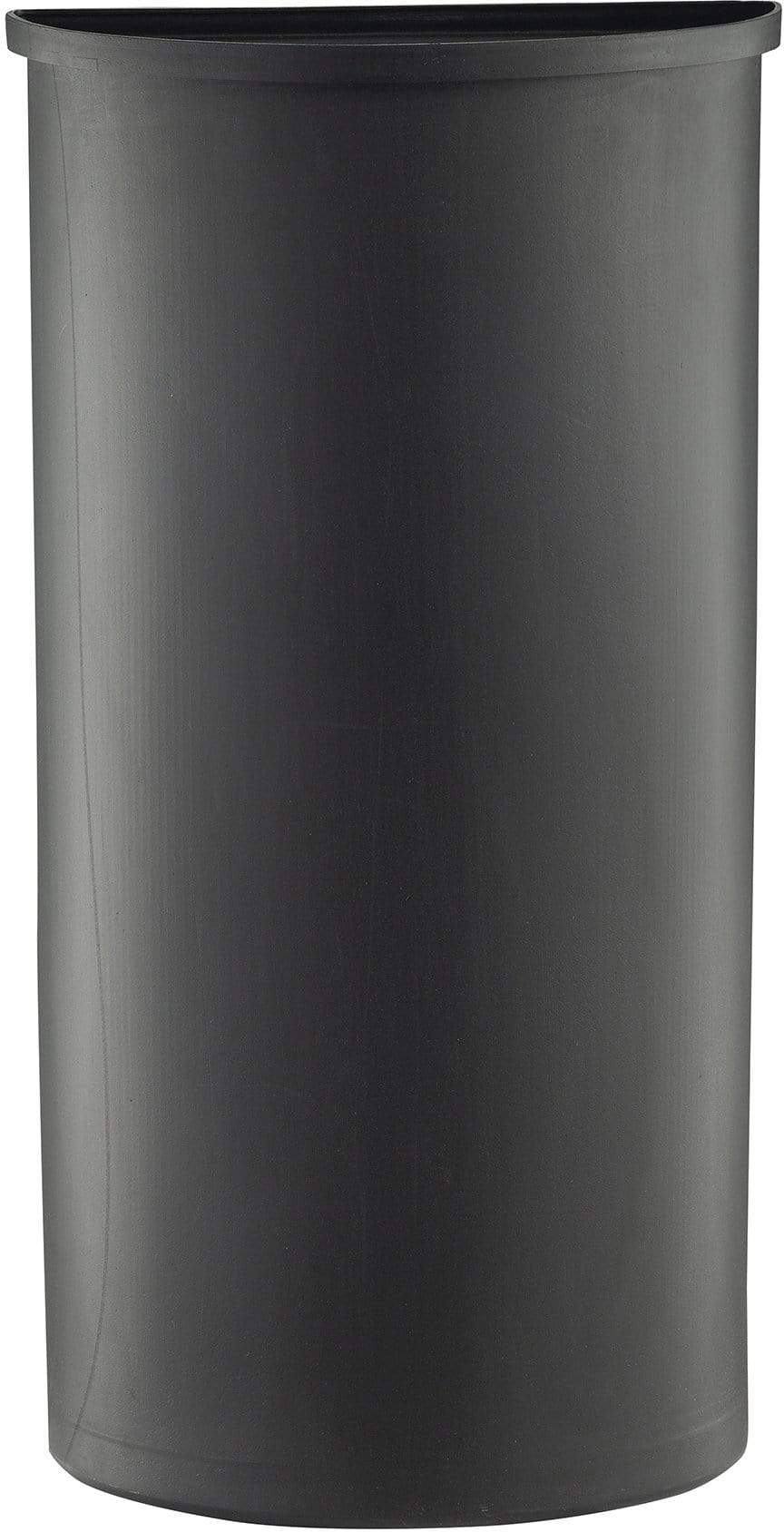 Safco Mixx Recycling Center, Half-Round Plastic Liner, 21 Gallons [9651]