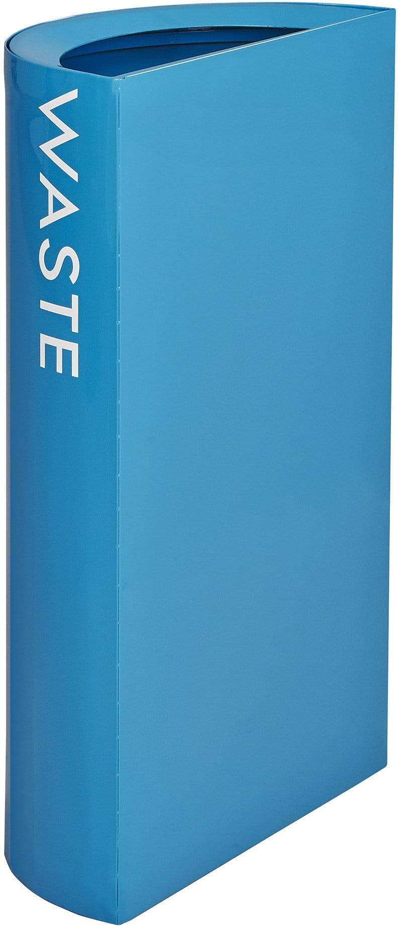 Safco Mixx Recycling Center, Half-Round Receptacle, 23 Gallons [9447] - Image 2