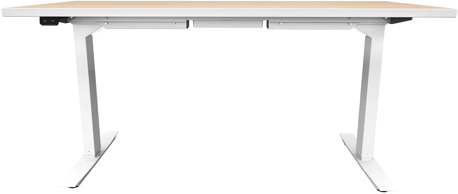 Safco ML-Series Height-Adjustable Table, 24" x 60" Laminate Top, 2-Stage/2-Leg Base [ML222460] - Image 10