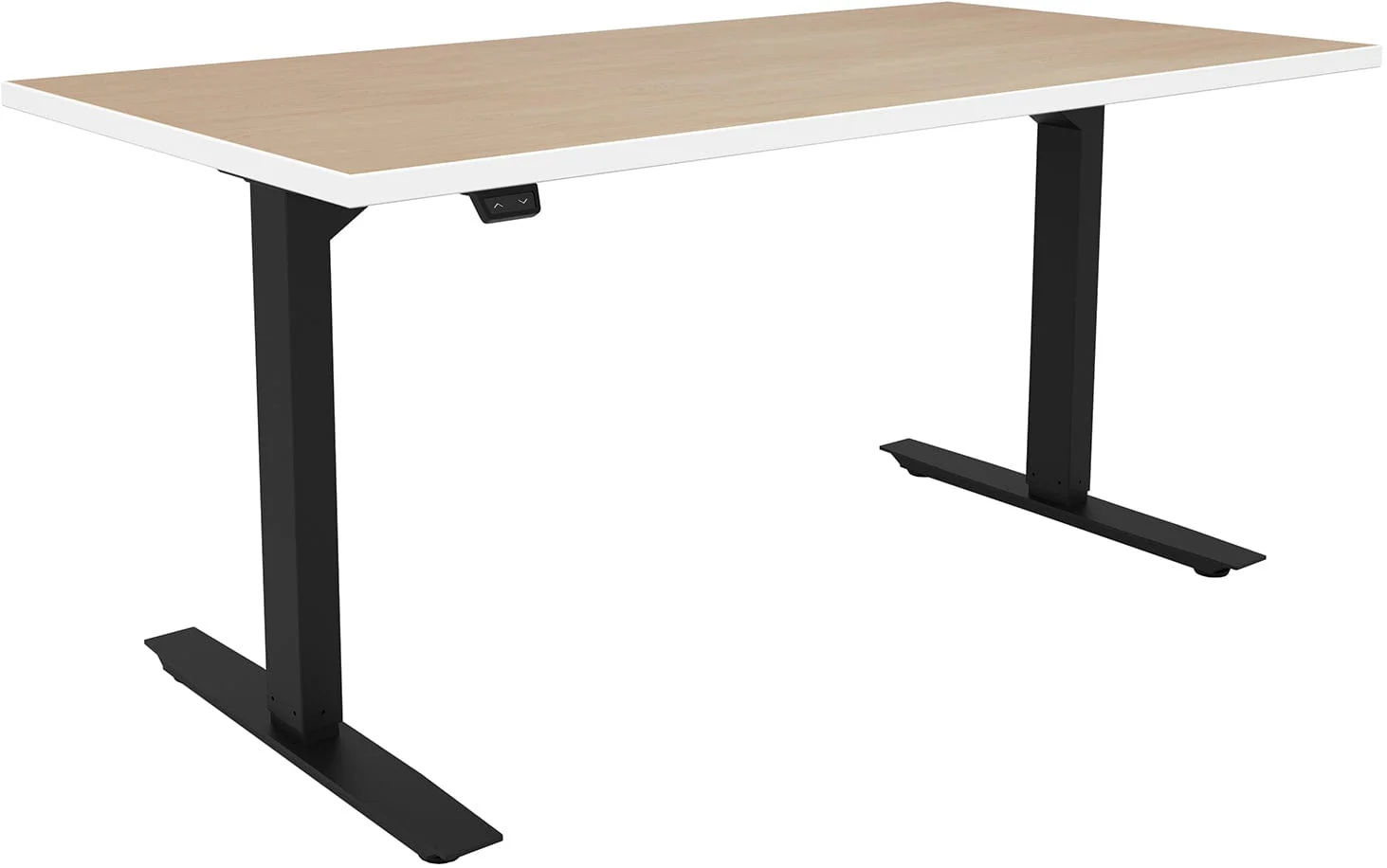 Safco ML-Series Height-Adjustable Table, 30" x 60" Laminate Top, 2-Stage/2-Leg Base [ML223060]
