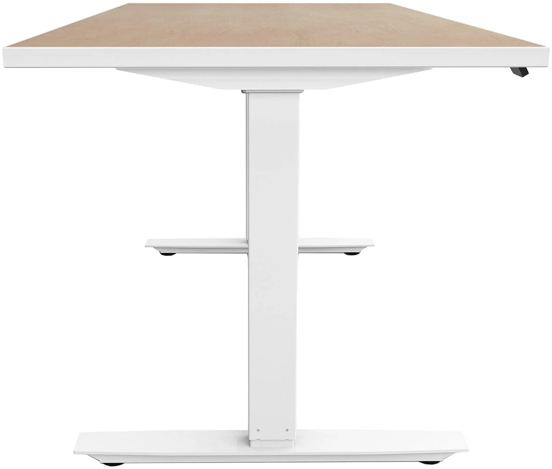 Safco ML-Series Height-Adjustable Table, 30" x 60" Laminate Top, 2-Stage/2-Leg Base [ML223060] - Image 10
