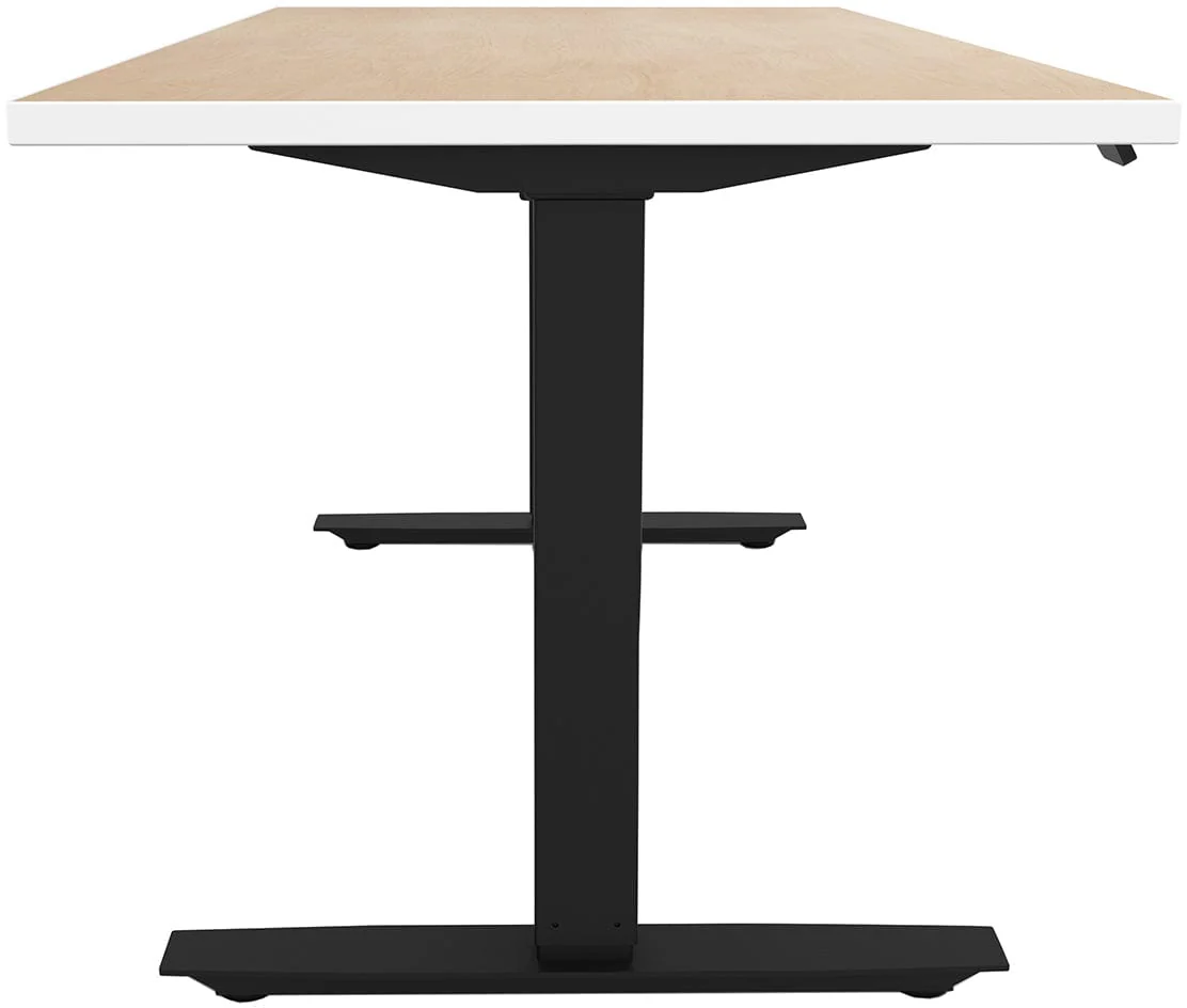 Safco ML-Series Height-Adjustable Table, 30" x 60" Laminate Top, 2-Stage/2-Leg Base [ML223060] - Image 3