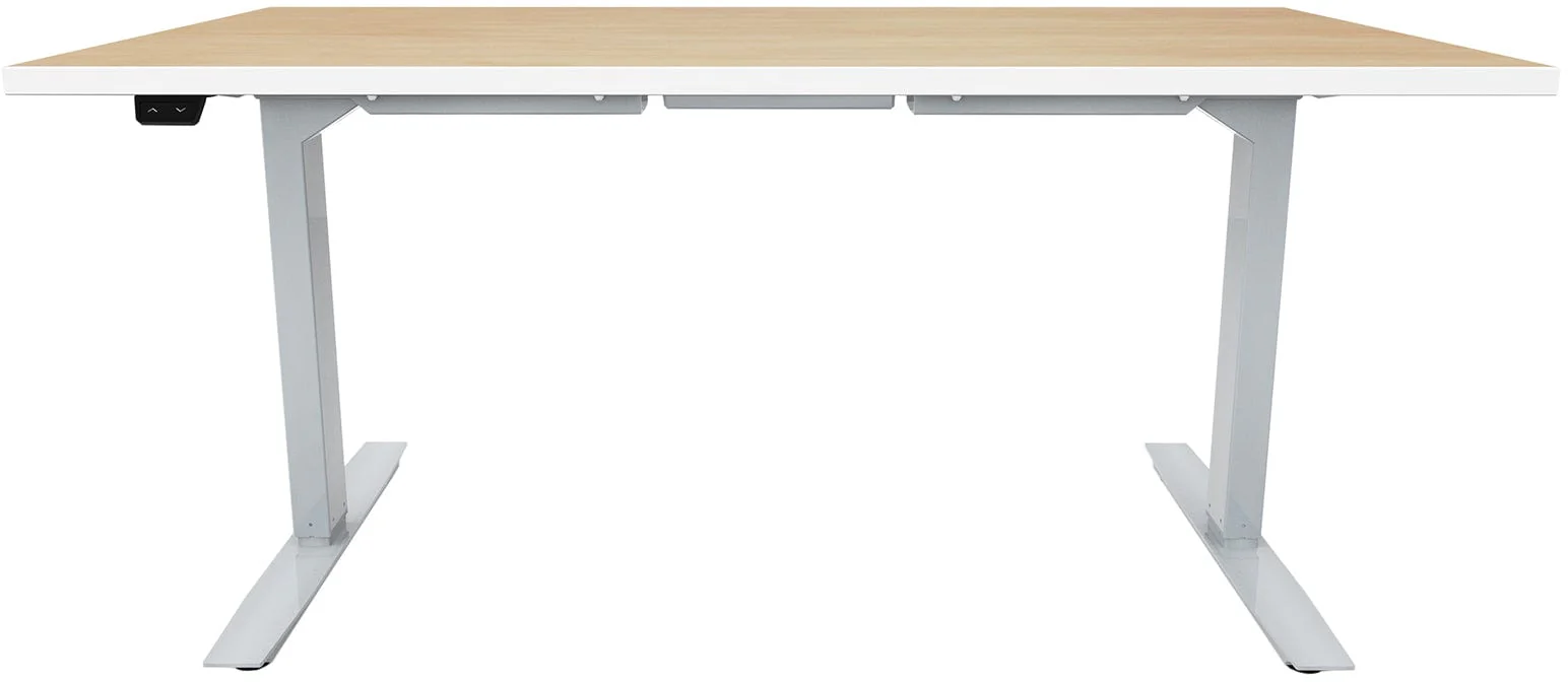 Safco ML-Series Height-Adjustable Table, 30" x 60" Laminate Top, 2-Stage/2-Leg Base [ML223060] - Image 4