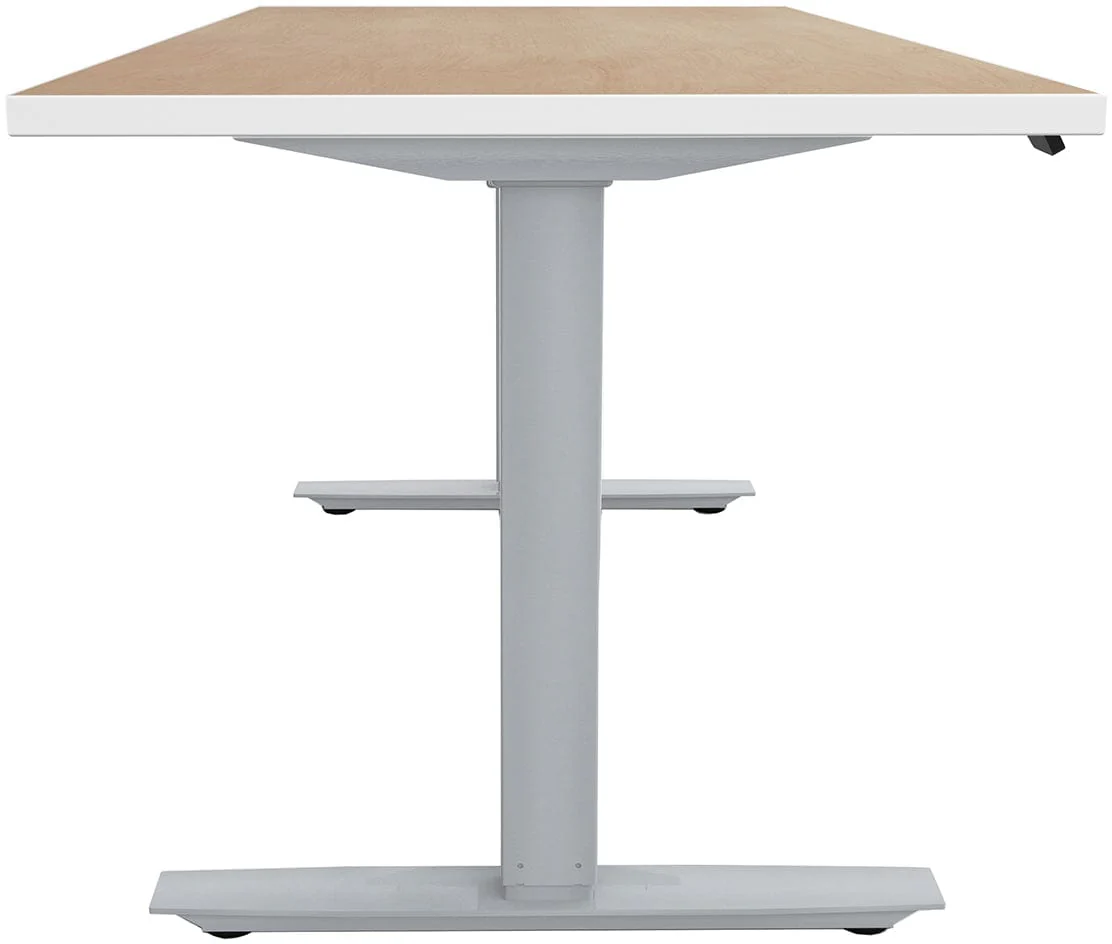 Safco ML-Series Height-Adjustable Table, 30" x 60" Laminate Top, 2-Stage/2-Leg Base [ML223060] - Image 5