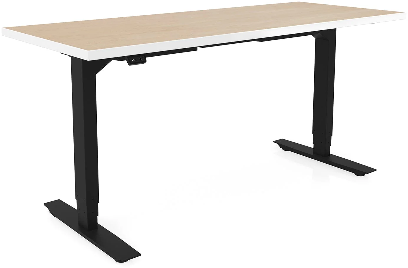 Safco ML-Series Height-Adjustable Table, 24" x 60" Laminate Top, 3-Stage/2-Leg Base [ML322460]