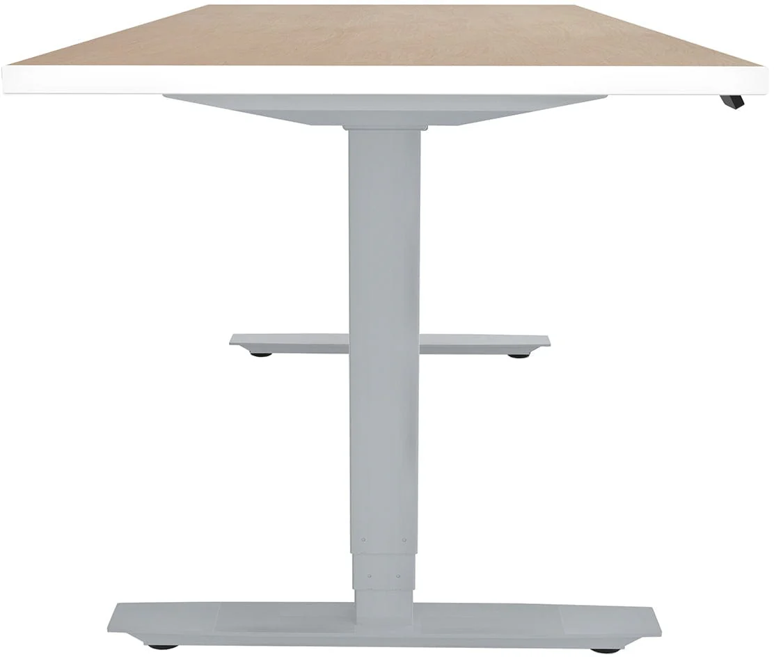 Safco ML-Series Height-Adjustable Table, 30"x 60" Laminate Top, 3-Stage/2-Leg Base [ML323060] - Image 5