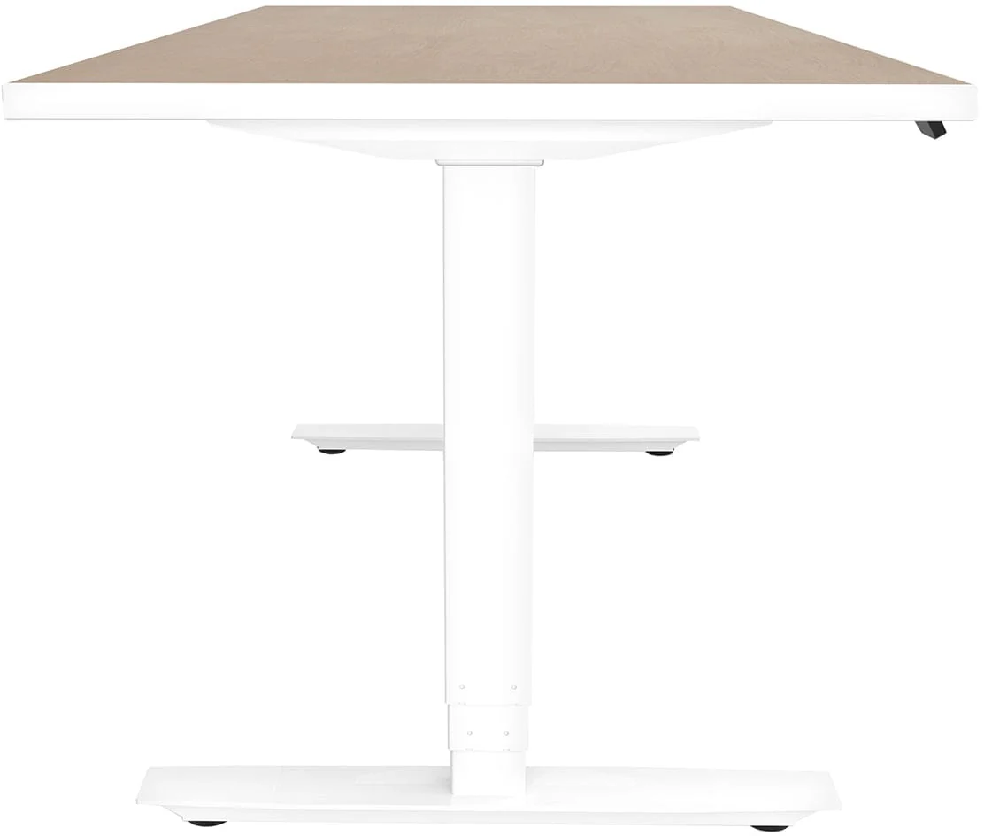 Safco ML-Series Height-Adjustable Table, 30"x 60" Laminate Top, 3-Stage/2-Leg Base [ML323060] - Image 9