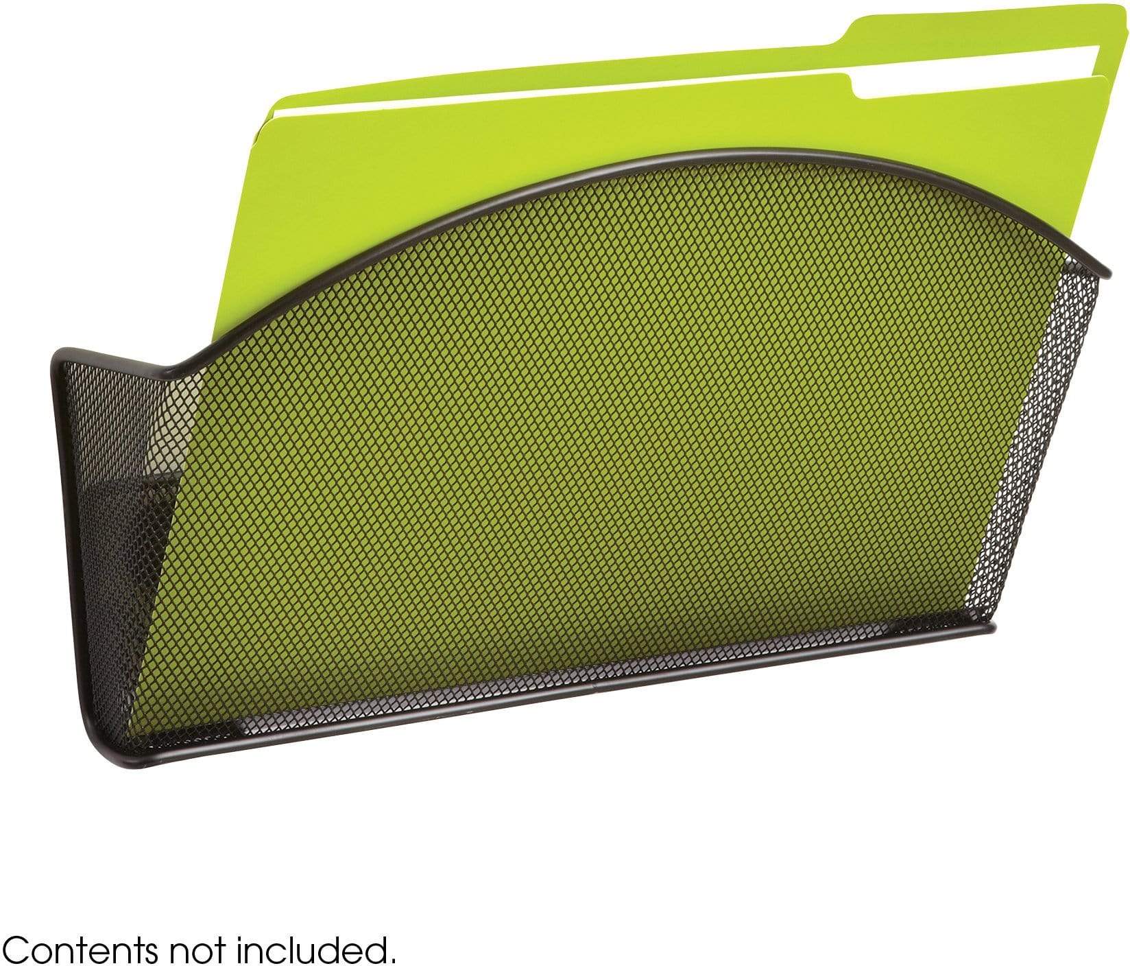 Safco Onyx Magnetic Mesh Single File Pocket [4176]