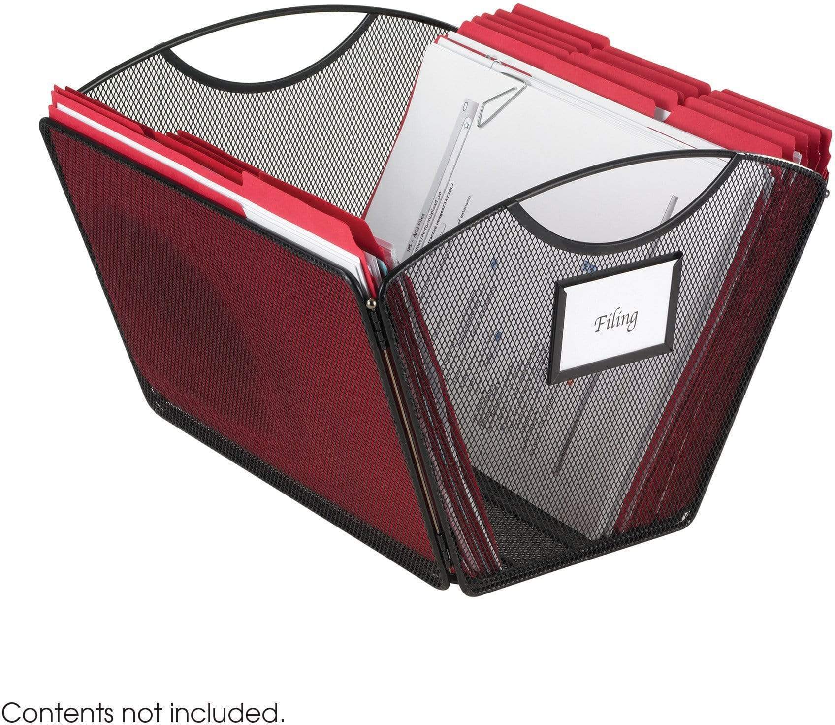 Safco Onyx Mesh Desktop Tub File, Letter Size [2162]