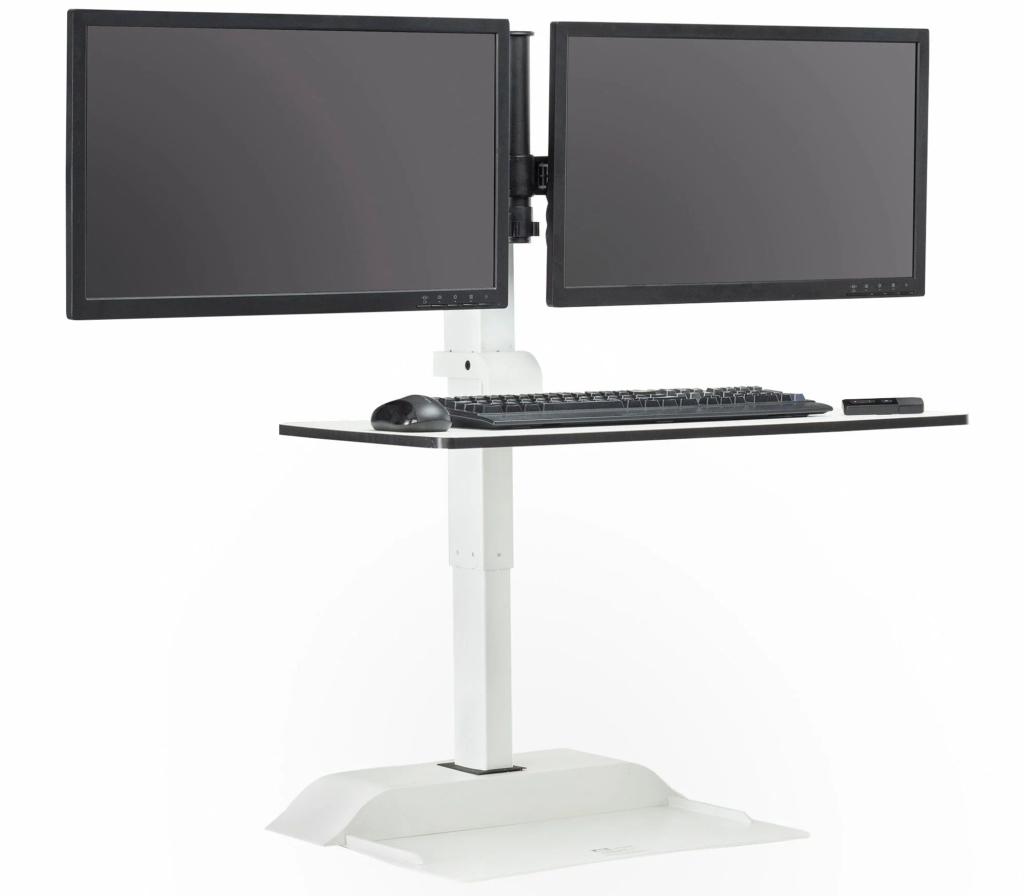 Safco Soar by Safco Electric Desktop Sit/Stand Dual Monitor Arm [2193WH] - Image 3