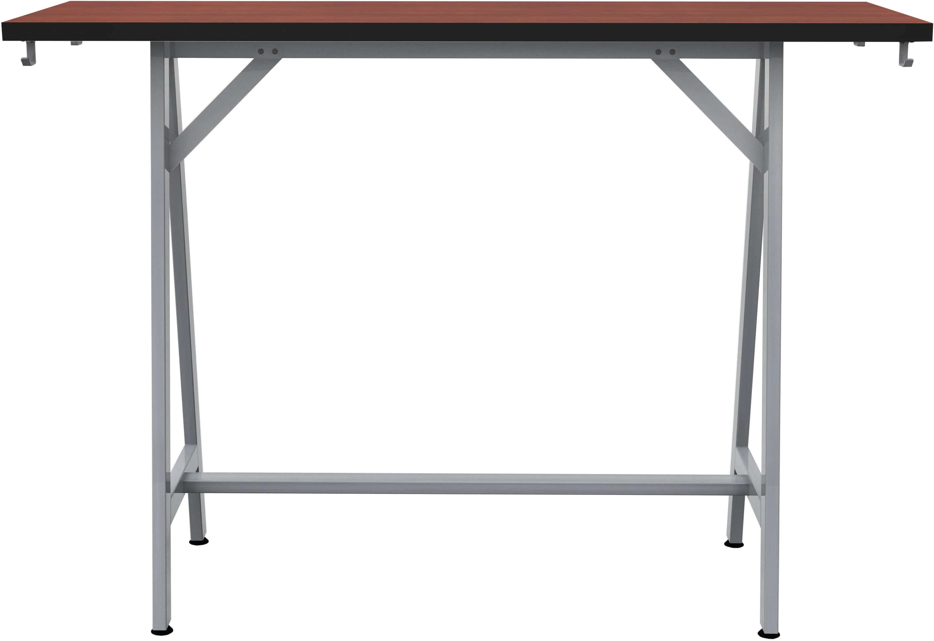 Safco Spark Teaming Table, 60" x 20" Rectangular Worksurface, 42"H Silver Base [SPK6020K]