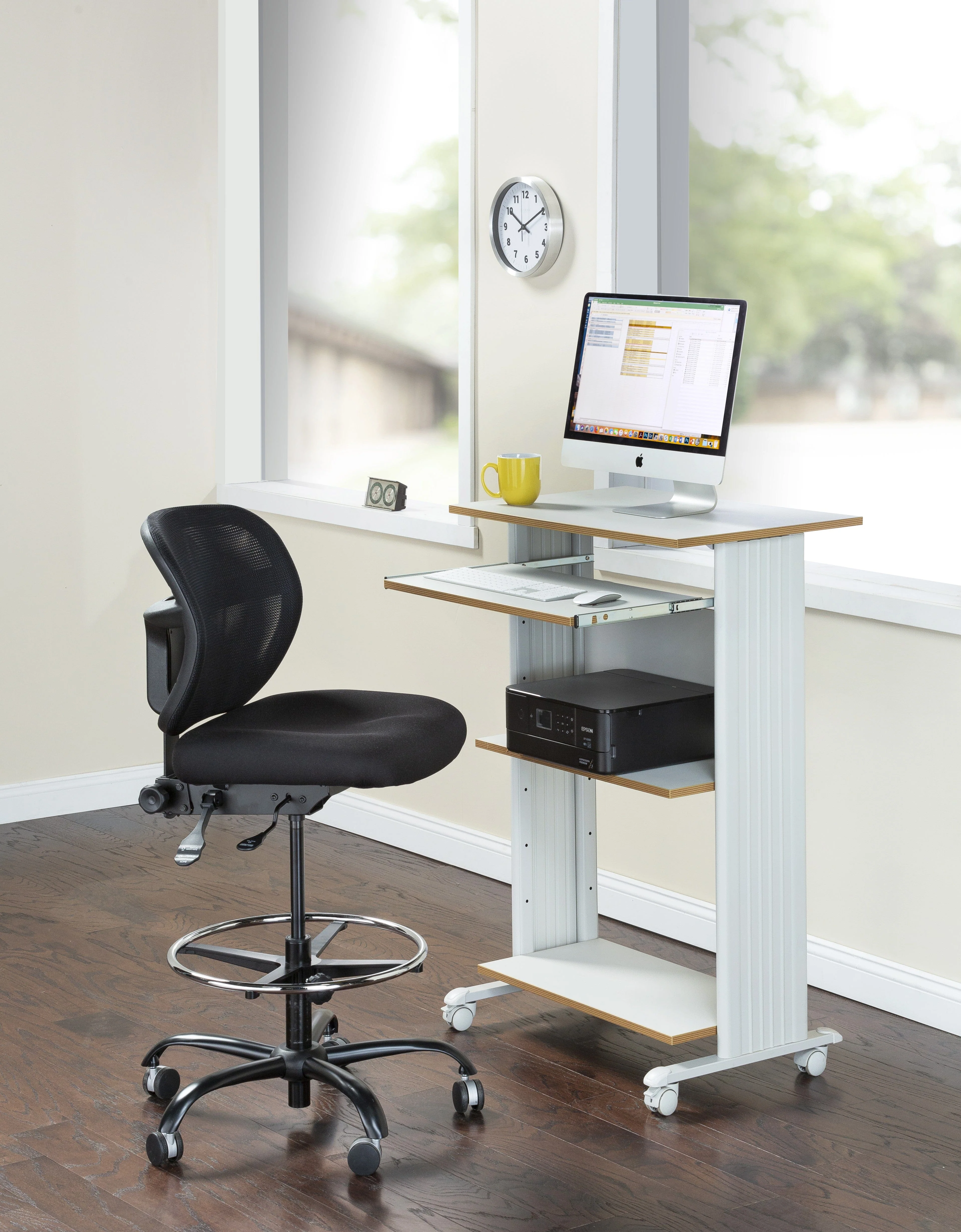Safco Vue 24/7 Heavy Duty Drafting Stool [3394BL] - Image 6