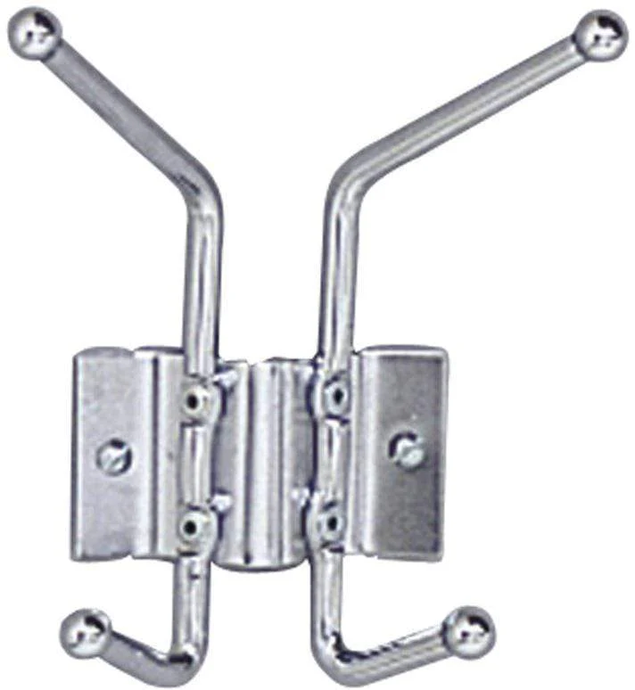 Safco Wall Rack Coat Hook, 2-Hook (Qty. 12) [4160]