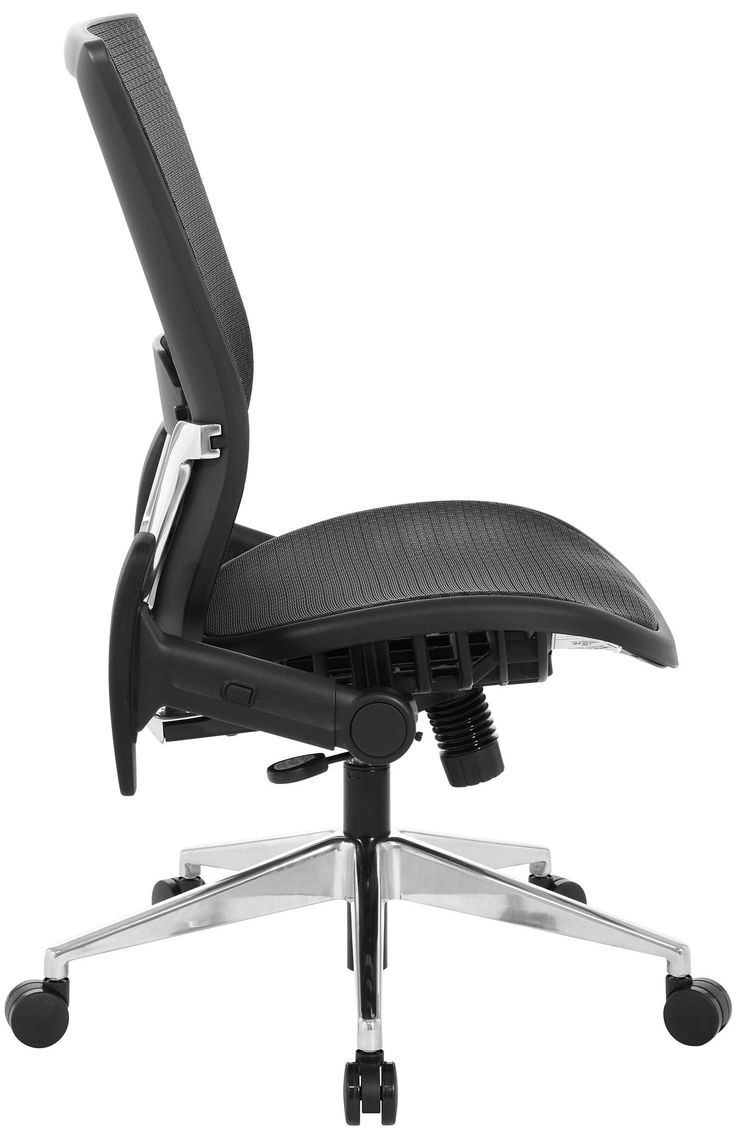 Space Seating® Black Mesh Executive Chair with Flip Arms [867A-11P91F2] - Image 2