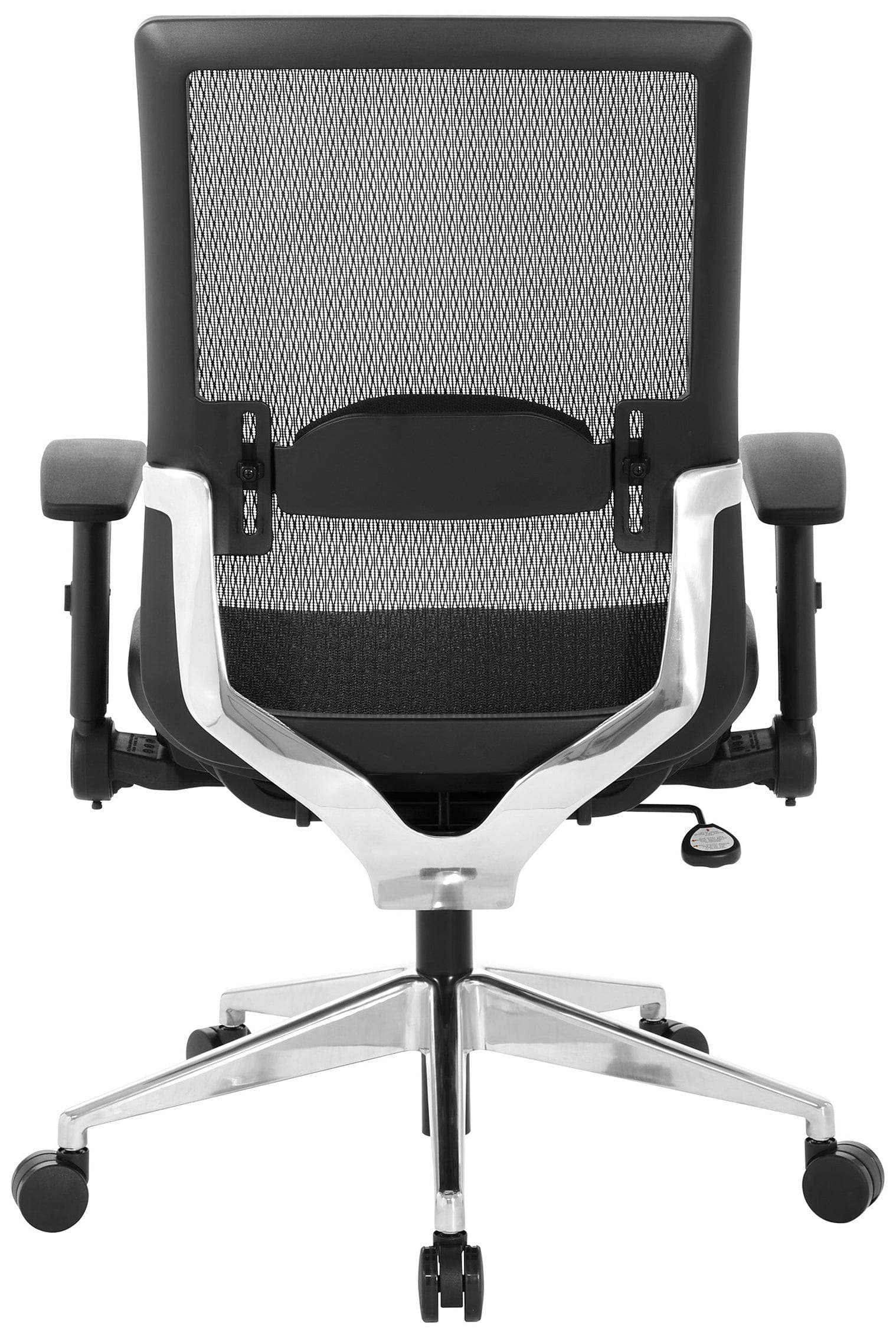 Space Seating® Black Mesh Executive Chair with Flip Arms [867A-11P91F2] - Image 5