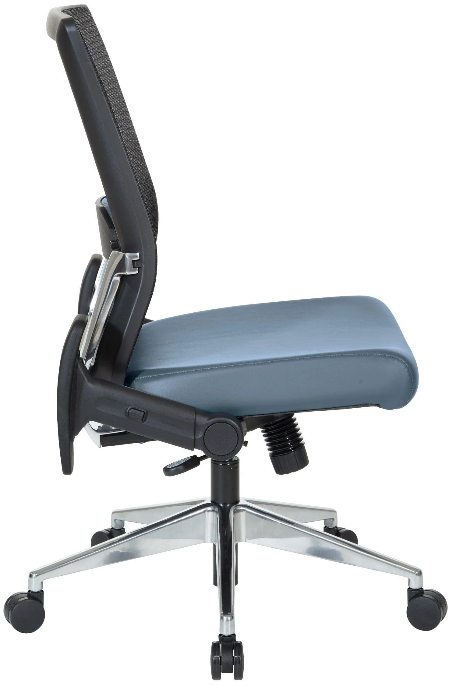 Space Seating® Black Mesh Managers Chair with Flip Arms [867A-1P91F2] - Image 3