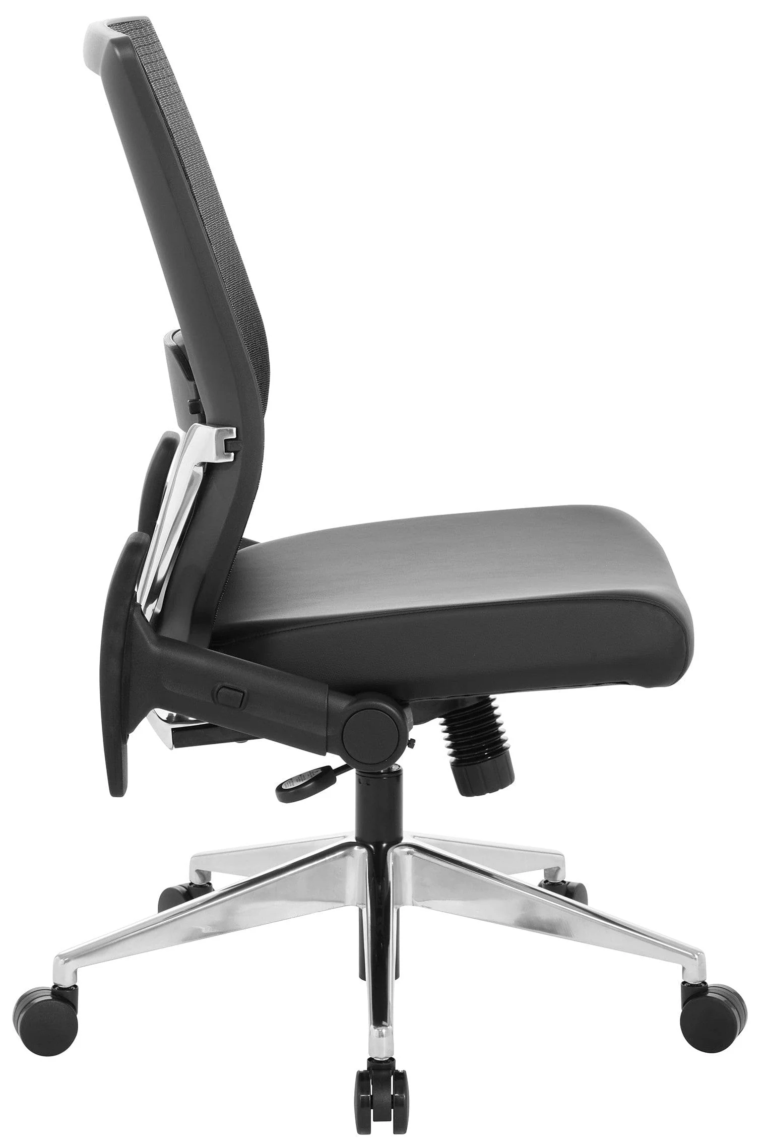 Space Seating® Black Mesh Managers Chair with Flip Arms [867A-1P91F2] - Image 5