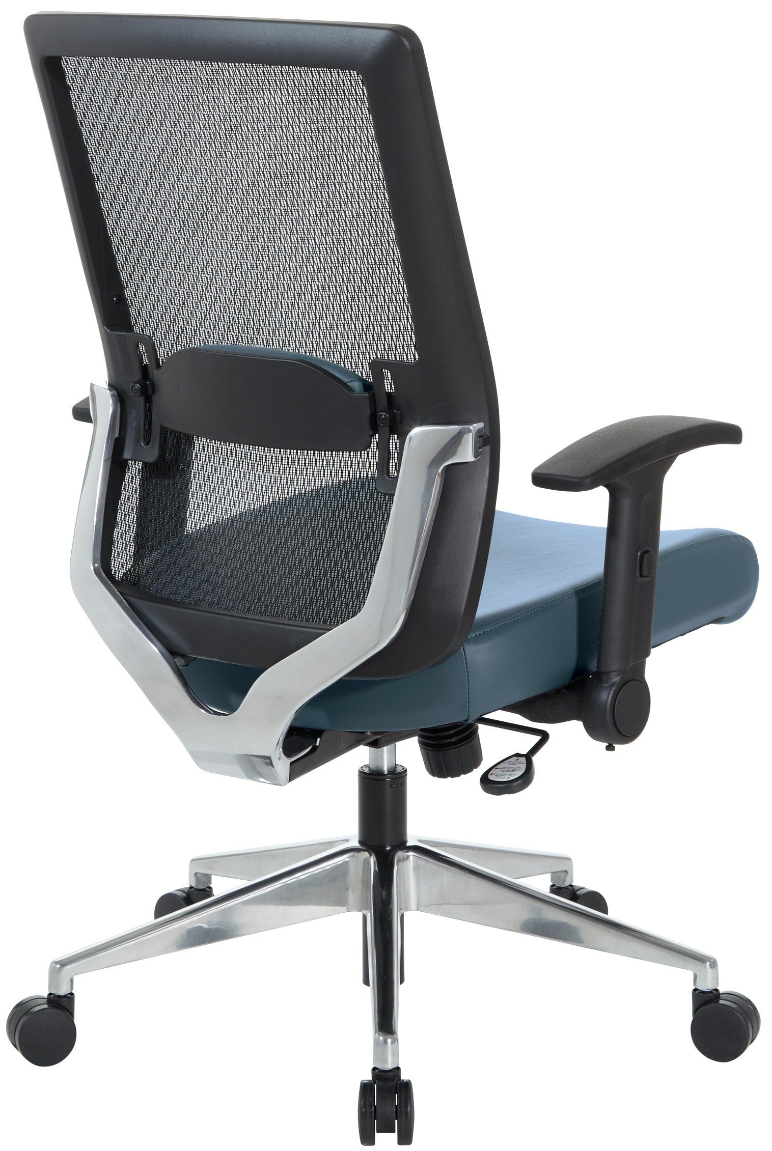 Space Seating® Black Mesh Managers Chair with Flip Arms [867A-1P91F2] - Image 6