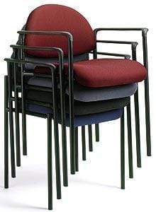 Stackable Steel Side Chair with Arms [B9501] - Image 2