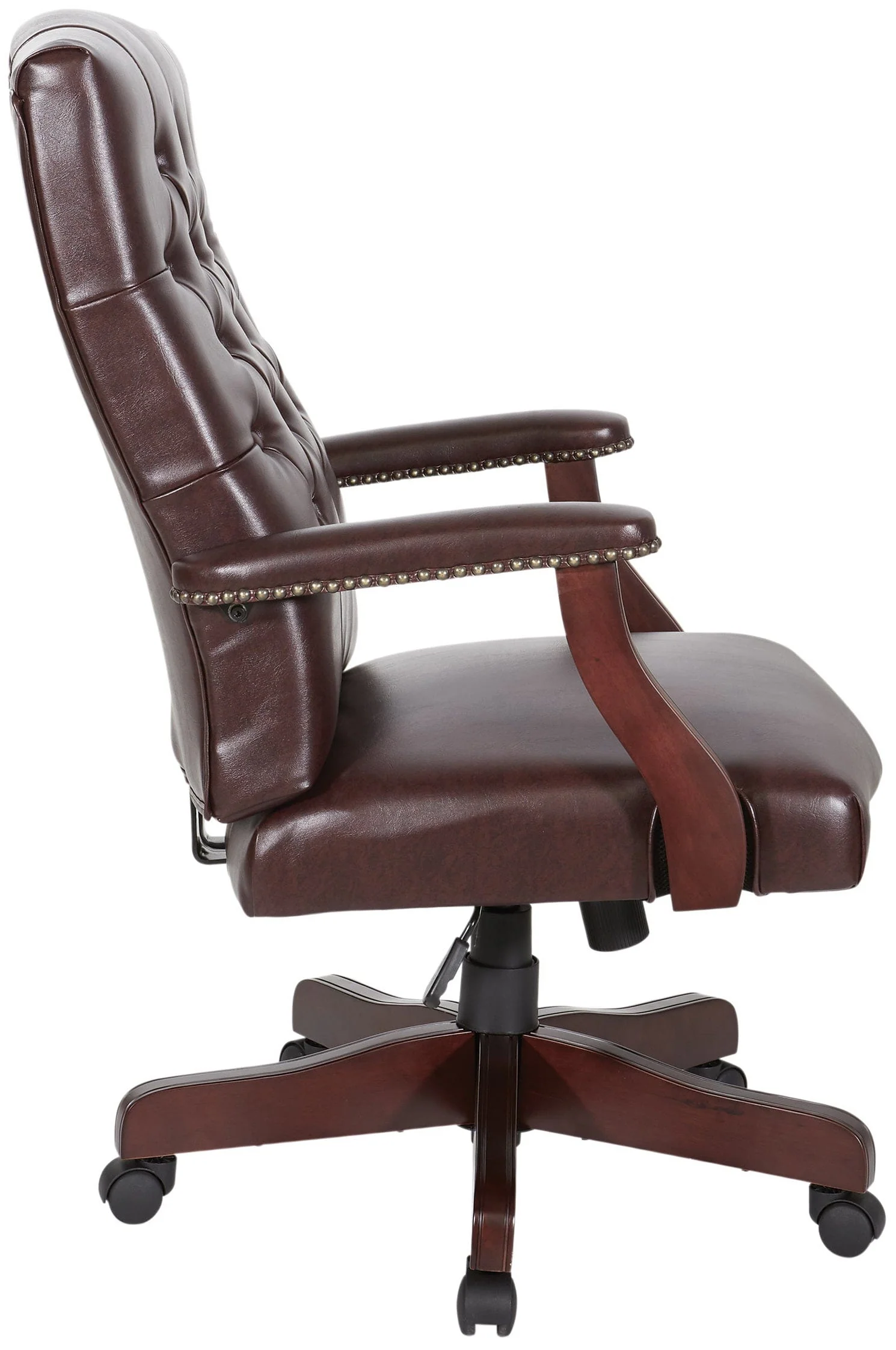 Work Smart Traditional Executive Chair with Padded Arms [TEX232] - Image 3