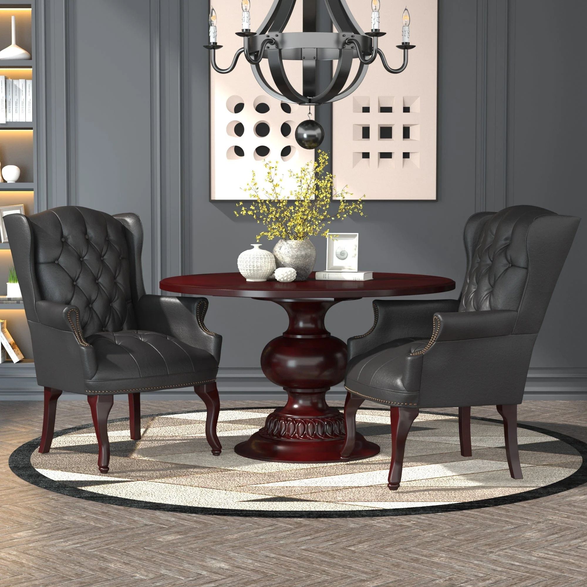 Boss Traditional Queen Anne Style Chair [B809] - Image 5