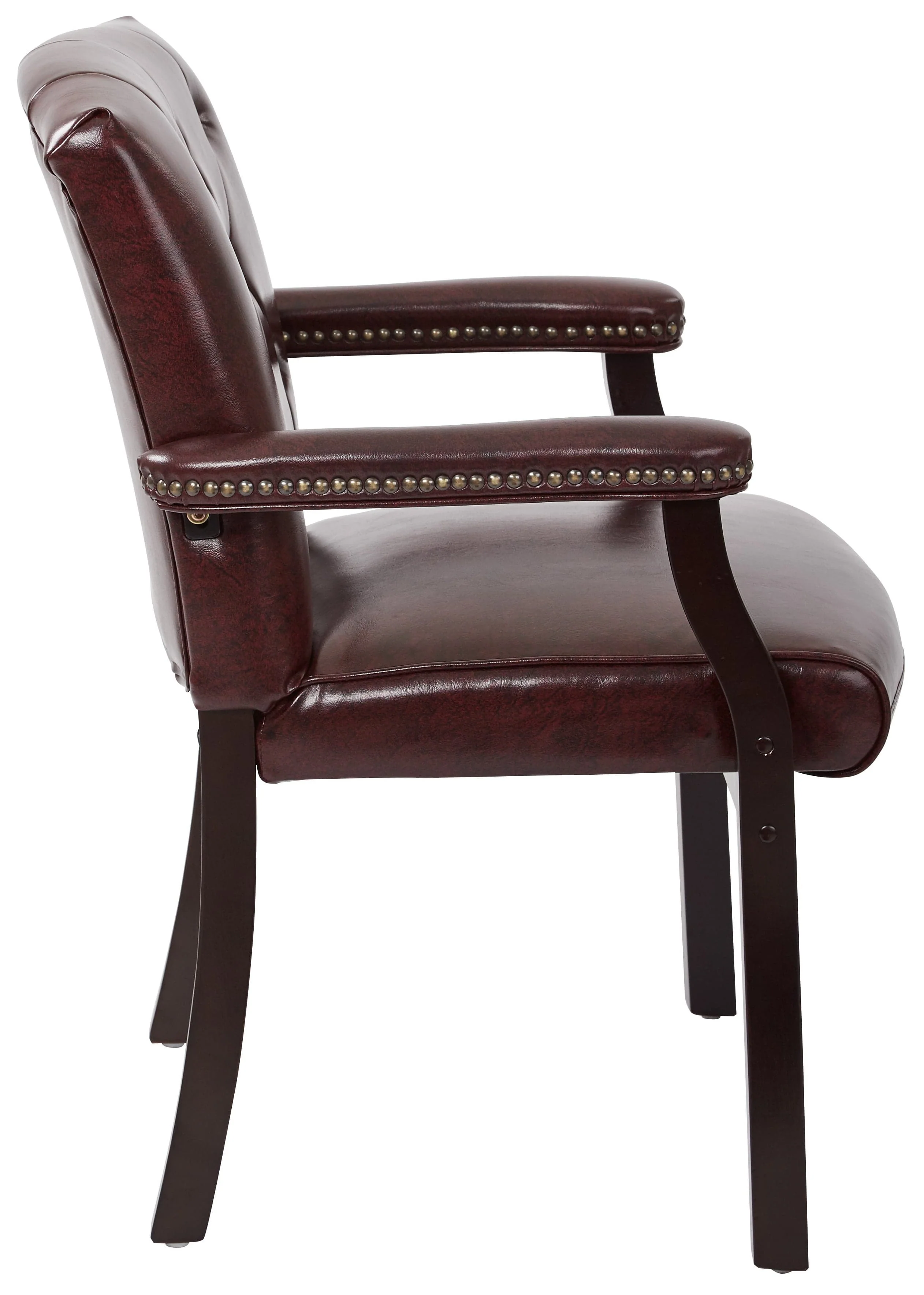 Work Smart Traditional Visitors Chair with Padded Arms [TV233] - Image 3