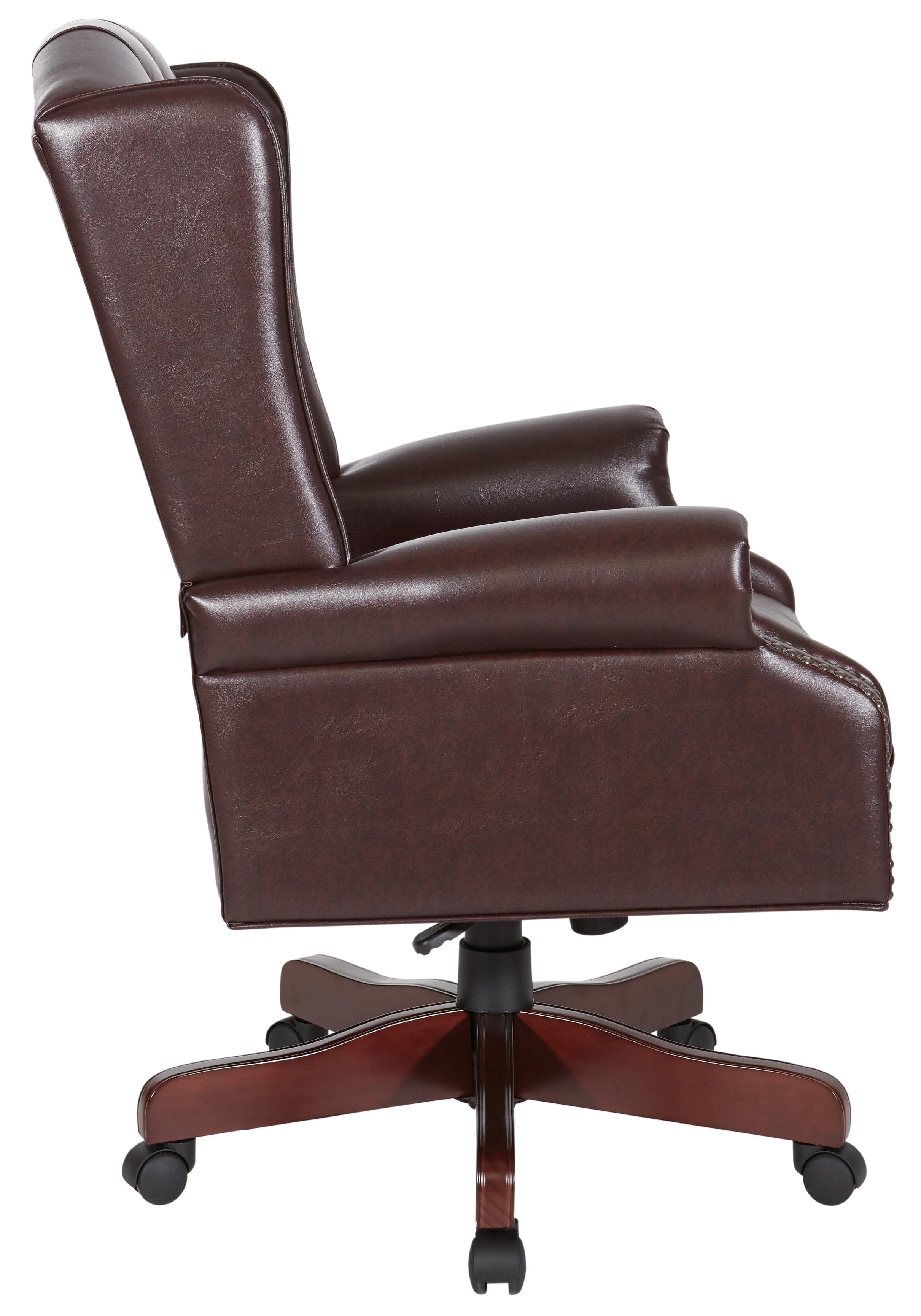 Work Smart Traditional Wingback Judges Chair [TEX220] - Image 3