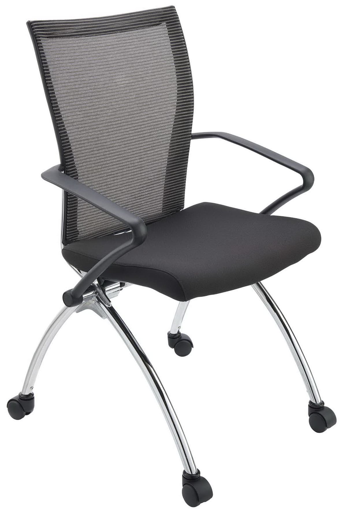 Safco Mayline Valore High Back Mesh Folding Chair with Arms, 2-Pack [TSH1] - Image 5