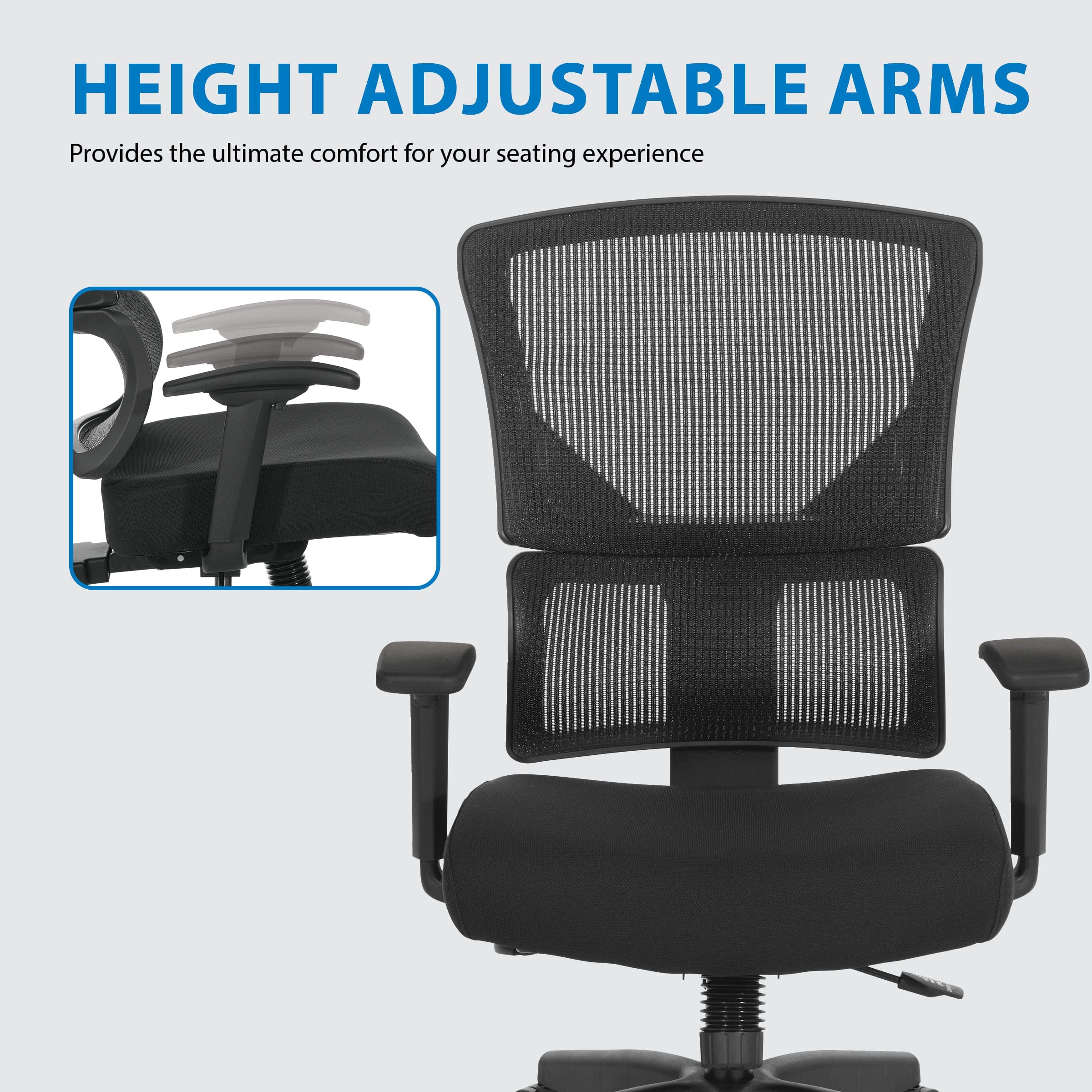 Vertical Matrix Back Manager's Chair with Optional Headrest [639-F3T1N48P] - Image 7